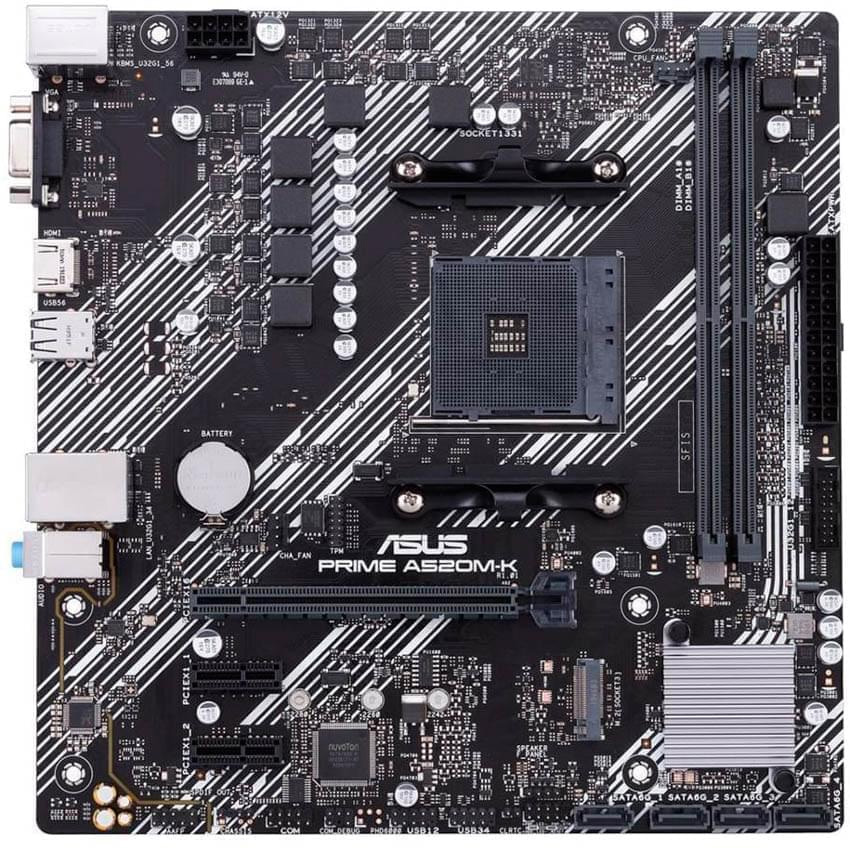 Motherboard Asus A520m-K Csm Prime Am4